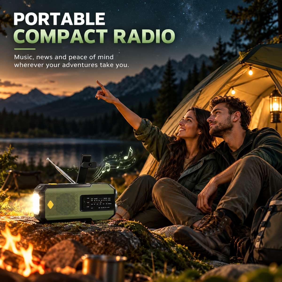 Survived Beacon® – 5-in-1 Emergency Radio
